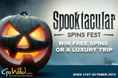 Get Your GoWild Free Spins This October In Their Spooktacular Spin Fest