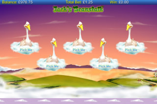 Jacks Beanstalk Mobile Slot Bonus Game
