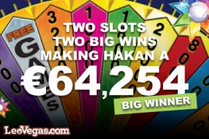 Two Casino Slots Made Håkan 64K Richer