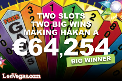 Two Casino Slots Made Håkan 64K Richer
