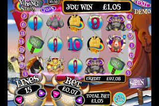 Viking Storm Mobile Slot Reels