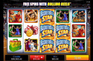 Basketball Star Mobile Slot Wilds