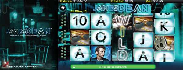 James Dean Mobile Slot Screenshot