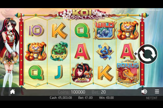 Koi Princess Mobile Slot Reels