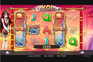 Koi Princess Mobile Slot Wild Reels