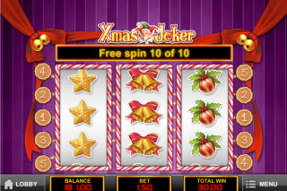 Xmas Joker Mobile Slot Free Spins