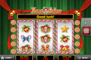Xmas Joker Mobile Slot Reels