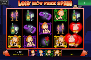 Family Guy Mobile Slot Lois Free Spins Bonus