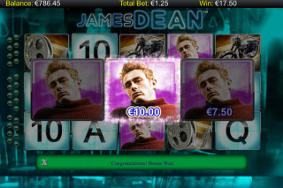 James Dean Mobile Slot Bonus