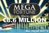 NetEnt Mega Fortune Touch Jackpot Slot Winner