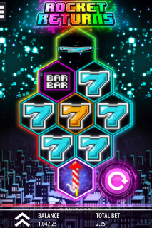 Rocket Returns Mobile Slot Reels