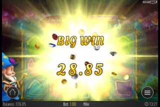 Wizard of Gems Mobile Slot Big Win