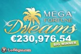 NetEnt Mega Fortune Dreams Big Winner