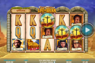 Life of Brian Mobile Slot Reels