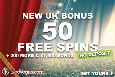 New UK LeoVegas Casino Bonus