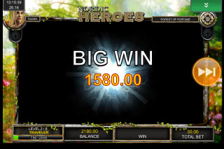 Nordic Heroes Mobile Slot Big Win