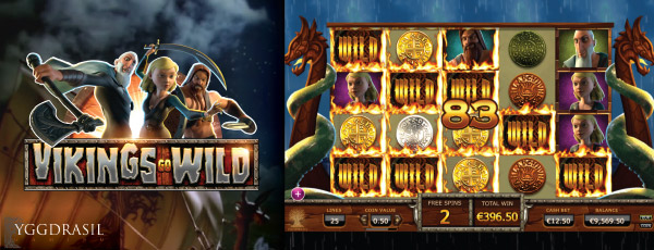 Yggdrasil Vikings Go Wild HTML5 Slot Screenshot