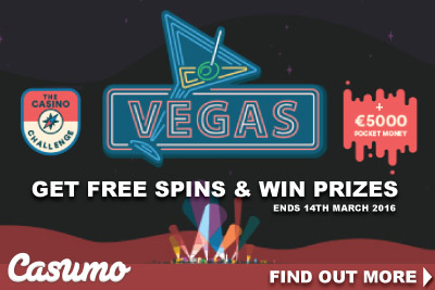 Win A Trip To Vegas Plus Get Casumo Free Spins & Win Prizes