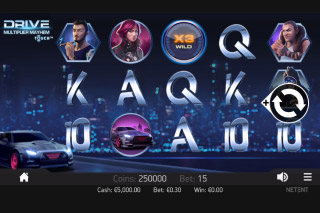 Drive Multiplier Mayhem Mobile Slot Reels
