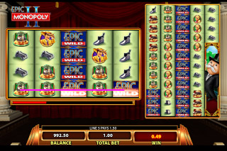 Epic Monopoly 2 Mobile Slot Reels