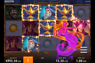 Genies Touch Mobile Slot Bonus Feature
