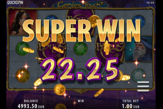 Genies Touch Mobile Slot Super Win