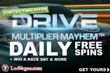 Get Your Drive Free Spins At LeoVegas & More
