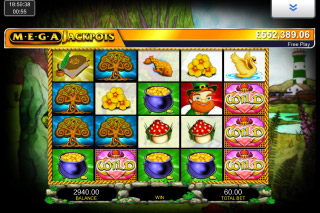 MegaJackpots Isle O'Plenty Mobile Slot Reels