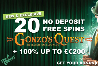 Get Your Mr Green Free Spins On Sign Up
