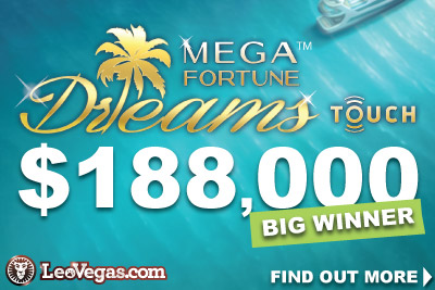 NetEnt Mega Fortune Dreams Touch Jackpot Winner