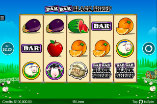 Bar Bar Black Sheep Mobile Slot Reels