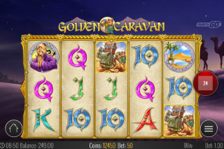 Golden Caravan Mobile Slot Reels