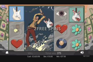 Jimi Hendrix Mobile Slot Free Spins