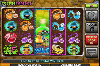 Potion Factory Mobile Slot Reels