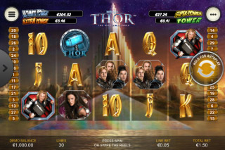 Thor Mobile Slot Reels