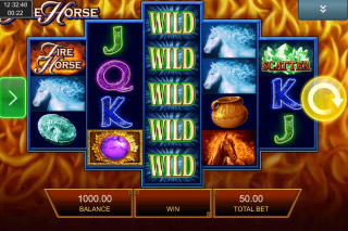Fire Horse Mobile Slot Reels