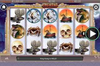 King Kong Mobile Slot Reels