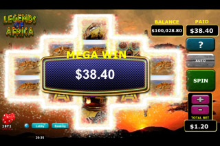 Legends Of Africa Mobile Slot Mega Win