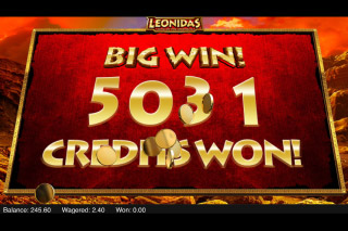 Leonidas King Of Spartans Mobile Slot Big Win
