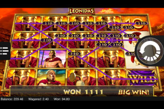 Leonidas King Of Spartans Mobile Slot Wild Reels