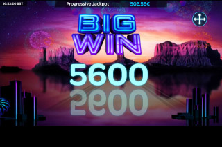 Neon Reels Mobile Slot Big Win