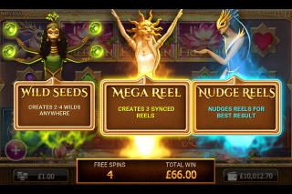 Nirvana Mobile Slot Free Spins