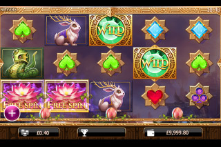 Nirvana Mobile Slot Reels