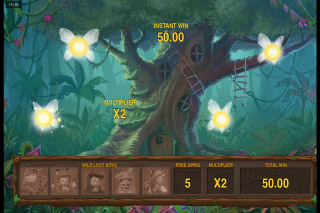 Peter & The Lost Boys Mobile Slot Bonus Game