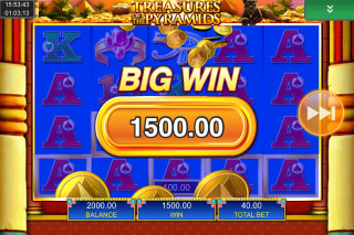 Treasures Of The Pyramids Mobile Slot Big Win