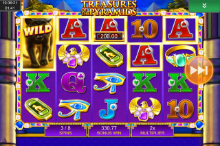 Treasures Of The Pyramids Mobile Slot Free Spins