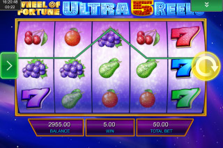 Wheel of Fortune Ultra 5 Reels Mobile Slot Reels