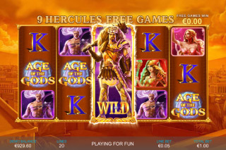 Age of the Gods Mobile Slot Free Spins