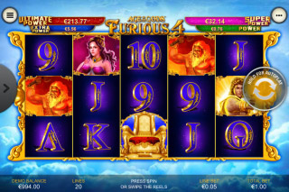 Age of the Gods Furious 4 Mobile Slot Reels