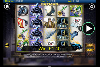 Batman Mobile Slot Reels